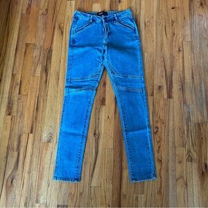 Nasty Gal Women’s Vibrant Blue Skinny Jeans Size 26